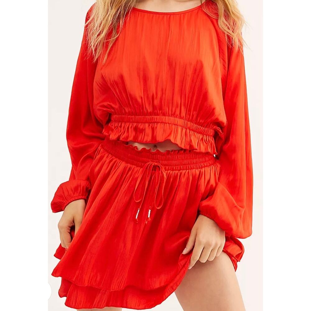 Free People Sweet Lady Shiny Set Women’s Sz. M